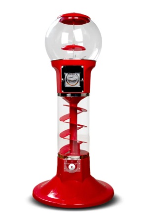 Chiclera espiral dispensadoras de dulces chicles bolones Glazer GN-EXCHE
