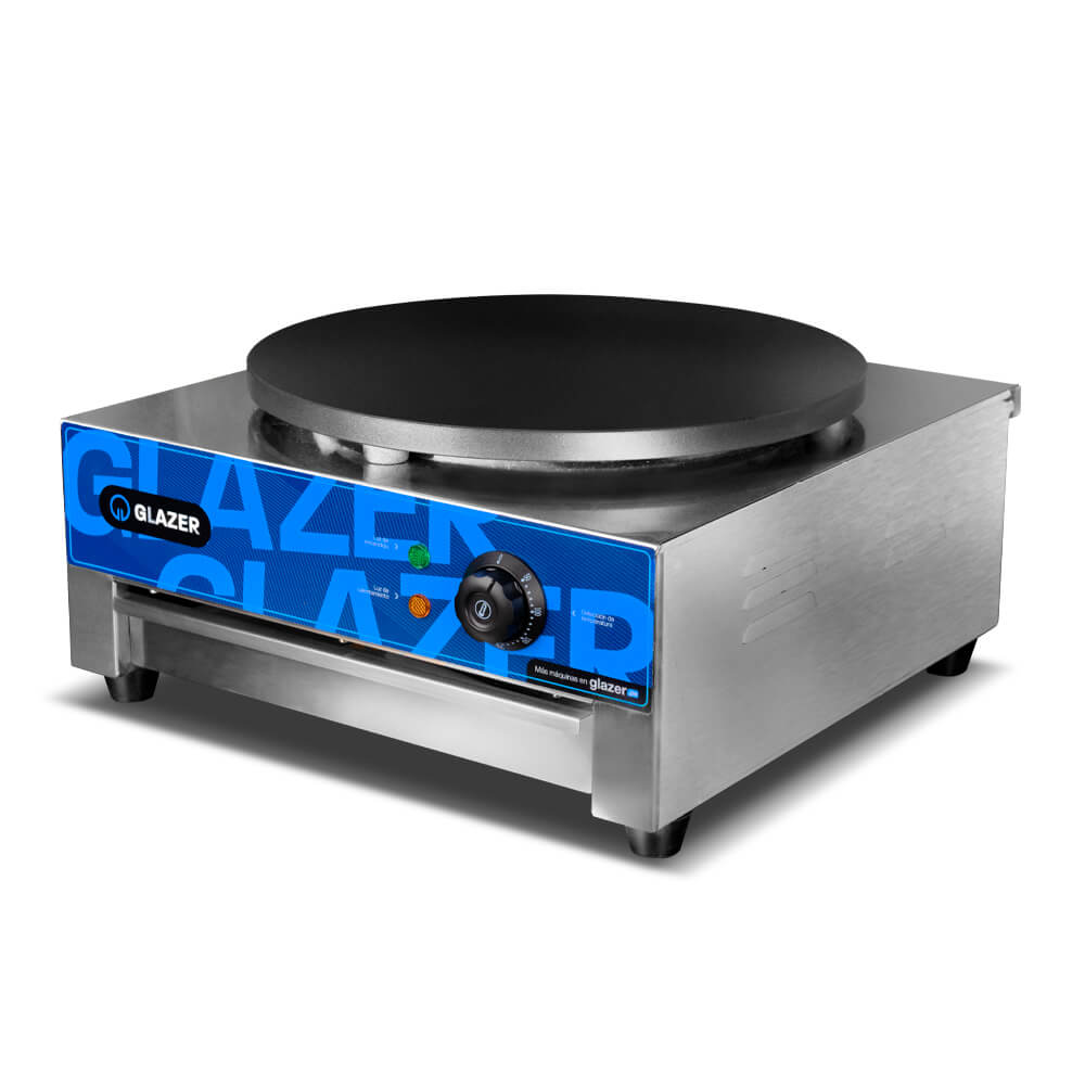 Crepera eléctrica para negocio 1 disco Glazer GC-CE1D-U