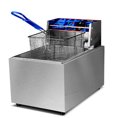 Freidora eléctrica de 1 tolva capacidad 8 litros Glazer GC-FE8L-ELC