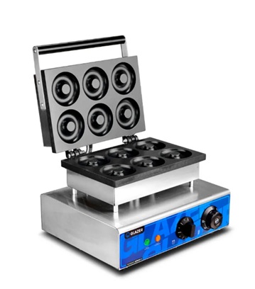 Máquina de donas para negocio capacidad 6 piezas Glazer GC-DN-U