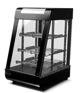 Vitrina caliente sobremesa 38 cm Glazer GC-VMC38-N