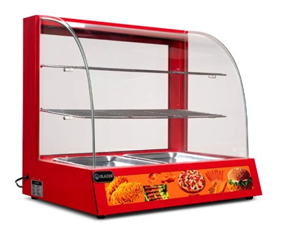 Vitrina caliente sobremesa 66 cm Glazer GC-VM66-U
